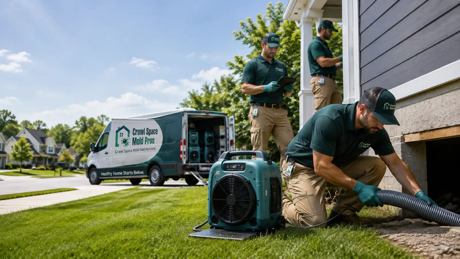Crawl Space Mold Removal in Quasqueton, IA